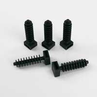 Soporte de brida de alta calidad PA66 Nylon Wall Knock-In Plug Asiento de fijación tipo tornillo con cabeza roscada Accesorios de cableado Fábrica