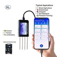 Sonde de surveillance des paramètres multiples du sol agricole 8-en-1 avec sortie RS485 USB vers Type-C pour téléphones mobiles