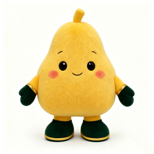 Peluche de hongo amarillo personalizado, lindo peluche de hongo, muñeco de peluche de hongo de dibujos animados - Product Image 3