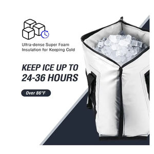 Sıcak satış büyük yalıtımlı balık öldürmek çanta botla için özelleştirilebilir taşınabilir PVC kuru depolama su geçirmez taşınabilir balık soğutucu kutu - Product Image 6