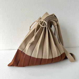 Bolso de mano tejido de nuevo diseño al por mayor, bolso de hombro plegable para <span class=keywords><strong>mujer</strong></span>, bolso de compras de ganchillo tejido diario - Product Image 5