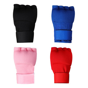 Gants <span class=keywords><strong>de</strong></span> boxe demi-doigts pour adultes, avec bandages enveloppants, gants <span class=keywords><strong>de</strong></span> sparring professionnels pour le travail sur sac et les sports - Product Image 2