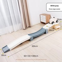 Montagnes russes à trois étages pour enfants, pour l'intérieur et l'extérieur, jouet de glisse sensoriel pour tout-petits, fabriqué en plastique durable