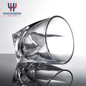 Rock Barware 10 oz cristal transparente antiguo cóctel <span class=keywords><strong>Whisky</strong></span> reutilizable Twisted Lowball Bourbon vaso para <span class=keywords><strong>whisky</strong></span> escocés - Product Image 4