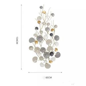 Wrought Iron Multi Flowers in <b>White</b> Wall Art - Product Image 1