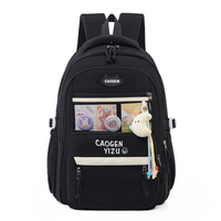 Mochila de Poliéster Ligera, Resistente al Agua, con Almacenamiento Inteligente, Diseño Simple y Moderno para Estudiantes, Viajes al Campus y Ocio