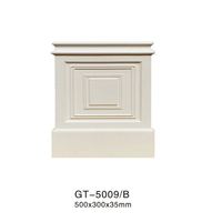 Carreaux muraux en plastique de haute qualité colonne romaine colonnes de radiateur pilier panneau mural décoration à vendre