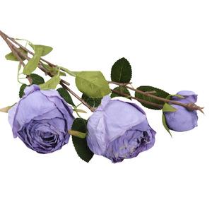 Rosas Artificiales Rizadas de Seda, Flores Rosadas para Decoración de Ramos de Boda, Reutilizables, Decoración del Hogar, Alta Simulación - Product Image 4