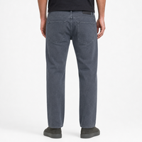 XUCHANG Fabricant OEM de jeans en denim pour hommes, coupe droite, coupe classique, 100% coton lavé, de haute qualité, style vintage, avec logo personnalisé