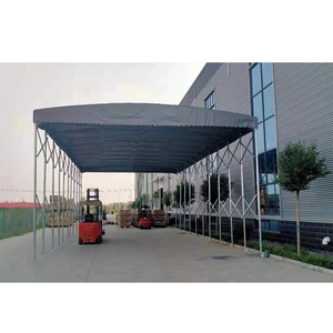 Estructura de acero de alta calidad plegable deslizante Push Pull <span class=keywords><strong>techo</strong></span> carpa marquesina para cancha deportiva bádminton estadio <span class=keywords><strong>techo</strong></span> carpa - Product Image 5