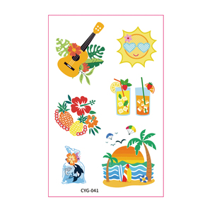 Pegatinas de Tatuajes Temporales Personalizables para el Cuerpo, para Hombres y Mujeres, Recuerdos para Fiestas en la Piscina, Verano 2025, Pegatinas de Tatuajes Mate - Product Image 6