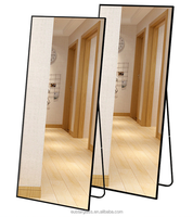 Miroir mural argenté moderne de haute qualité, sur mesure, pour usage domestique, grande taille, forme irrégulière, miroir encadré