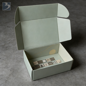 Caja de Cartón Corrugado con Logotipo Personalizado para Envíos, Caja de Embalaje para Ropa, Snacks, Cosméticos, Productos de <span class=keywords><strong>Maquillaje</strong></span>, Caja de Suscripción <span class=keywords><strong>Mensual</strong></span> OEM - Product Image 1