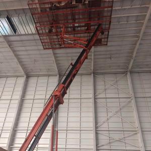 Plateforme élévatrice hydraulique inversée de type chenillé pour la pose de carreaux en hauteur, intégrée et automatique, pour structures en acier - Product Image 2