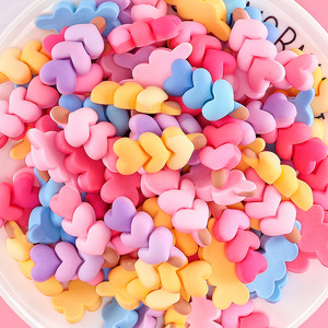 Bâtonnets décoratifs en forme de cœur, accessoires en plastique pour bricolage, fournitures faites à la main pour la Saint-Valentin - Product Image 4