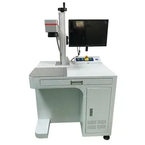 50W 60W 80W Portable Automatic Barcode Laser Marking 2D 3D Aluminium Stainless Steel Color Engraving Machine Sale