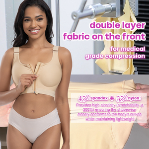 Post-Op Stage 1 Faja Vest Augmentation mammaire Compression Garment Shapewear Bra Tops avec <span class=keywords><strong>ceinture</strong></span> de réglage - Product Image 5