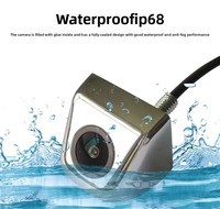 Caméra de recul externe AHD 720 CCD de style coréen pour véhicules Android, alimentation 12V et compatible avec toutes les voitures