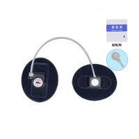 Verrou de réfrigérateur avec clé, sécurité enfant, ABS+acier inoxydable+alliage de titane, 26*6cm, 63g, logo personnalisé, OEM/ODM disponible