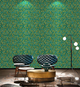 <span class=keywords><strong>2025</strong></span> Quảng Châu Nhà Máy 53Cm Vàng Mới Thiết Kế <span class=keywords><strong>3D</strong></span> Hình Học Hình Nền - Product Image 4