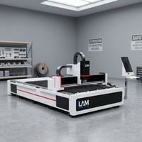 Machine de découpe laser à fibre 1500W CNC pour tôles et tubes métalliques, formats DXF DWG AI PLT, haute vitesse, refroidissement par eau