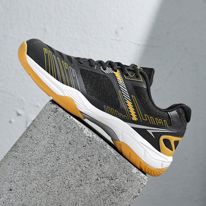 สินค้าใหม่มาใหม่ Hard Sole Anti-Slip หนาสวมใส่คุณภาพดี Unisex แบดมินตันกีฬารองเท้า - Product Image 4