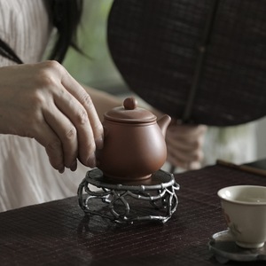 ฝาครอบกลองไม้ไผ่ วัสดุธรรมชาติ สำหรับชุดน้ำชา ของตกแต่งบ้าน - Product Image 4
