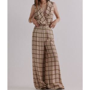 Nouveau pantalon évasé pour femme, pantalon à jambes larges, pantalon décontracté pour femmes, pantalon une pièce - Product Image 1