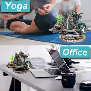 Vente chaude Résine Brûleur D'encens Élégant Cascade Backflow Encens Parfum Bâtons Titulaire Montagne - Product Image 6