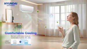 Unidad de Aire Acondicionado Inverter HYUNDAI de 24000 BTU con WiFi, Clasificación T3 Inteligente, R410A para Oriente Medio, Ahorro de Energía, Aire Acondicionado <span class=keywords><strong>Split</strong></span> - Product Image 3