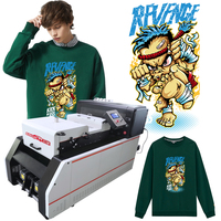 Impresora Digital en polvo, máquina de impresión en polvo de película PET de 30cm, 2022 DTF, todo en uno, no necesita trazador de corte, impresoras de camisetas, venta al por mayor