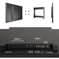 Soulaca TV LED Cermin Ajaib webOS 43 inci Layar Besar 4K Pintar Tahan Air IP65 Alexa Terintegrasi