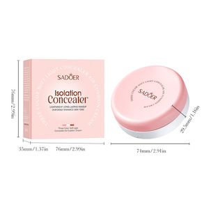 SADOER Crème Correctrice Réparatrice 3 Couleurs 12g – <span class=keywords><strong>BB</strong></span> Crème Réparatrice Légère et Douce – Maquillage Visage Coussin d'Air Longue Tenue et Imperméable - Product Image 4