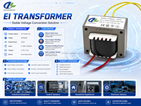 Transformateur de puissance pour éclairage LED et contrôle industriel 10VA-1000VA 110V/220V 12V, faible bruit, monophasé, CE, pour bobinage en cuivre