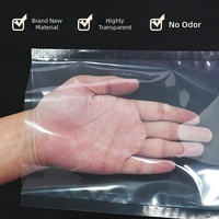 Sac d'emballage sous vide composite transparent de grande taille pour usine, anti-humidité, anti-poussière, pour aliments compressés