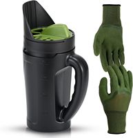 Épandeur de sel et de semences multi-usages, semoir manuel pour jardin, pelouse et légumes, saupoudreur de sel pour neige, vente en gros