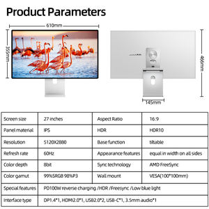 Monitor KUYCON G27X-SE de 27 Pulgadas, 60 Hz, Relación de Aspecto 16:9, 99% SRGB, IPS, Monitor de Oficina para PC con Soporte - Product Image 2