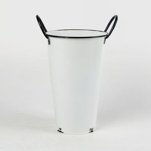 2022 nouveau Design populaire jardin extérieur décoratif blanc grand Pot de fleur Vases seau gros conteneur emballage/emballage cadeau - Product Image 4