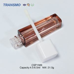 Tube de gloss à lèvres de petite taille 4,5-6,5 ml, tube cosmétique vide carré transparent en PETG, emballage de haute qualité, conteneur pour anticernes - Product Image 6
