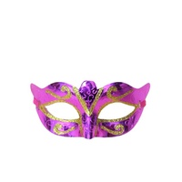 Masques de mascarade Princesse Anna mignons en stock pour festivals et fêtes ; Plastique électroplaqué, provenance Chine