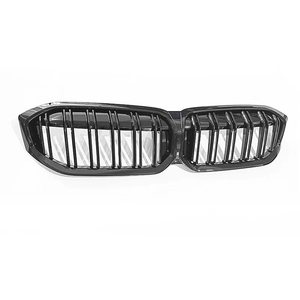 Parrilla delantera doble línea brillante negra para BMW G20 Serie 3 2023 2024 - Product Image 2