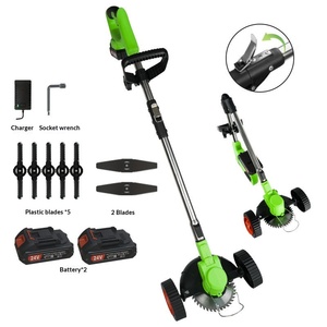 Mini Cortacésped Recargable con Batería de Litio, Desbrozadora Agrícola Multifuncional, Recortadora de Jardín Doméstica S-146, Diseño Plegable - Product Image 1