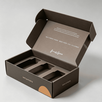 Caja de Cartón Kraft Reciclable con Logotipo Personalizado, Embalaje Protector para Botellas de Vidrio, Suplementos Alimenticios, Cajas de Embalaje para Alimentos