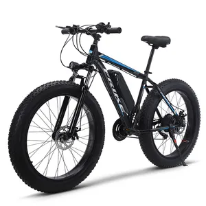 26 fettes Fahrrad Berg großer Reifen Elektro fahrrad fetter Reifen Elektro fahrrad 48v 500w Elektro fahrrad für Männer