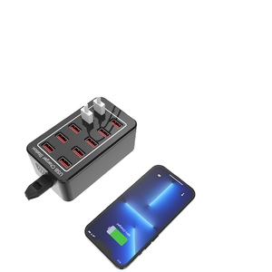 High <strong>Power</strong> 50W <strong>Smart</strong> USB Charger Station 10-Port Multiple <strong>Mobile</strong> Phones and Laptop Charging Adapter - Product Image 1