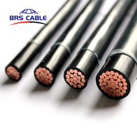 Cable eléctrico de nailon trenzado para construcción, THHN THWN-2, 14 AWG