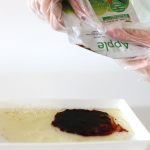 Teinture capillaire sans ammoniaque Apple |   30 ml * 10 sachets |   Type d'eau claire |   Pas de tache sur le cuir chevelu/le col |   Brun châtain nourrissant | ODM OEM - Product Image 2