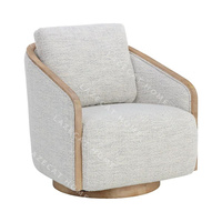 Canapé en tissu avec cadre en bois massif de haute qualité, fauteuil inclinable rotatif à 360 degrés, forme personnalisée pour salon