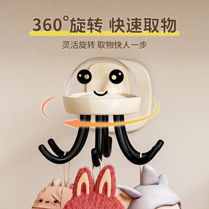 Rotating <b>Hook</b> <b>For</b> Kitchen Spatulas And Shovels <b>Wall</b> Mounted Heavy Duty Adhesive No Drilling Required - Product Image 4