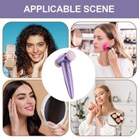 Outil de beauté par vibration électrique 3D rechargeable Wet-Dry Fond de teint en plastique Puff de poudre de maquillage